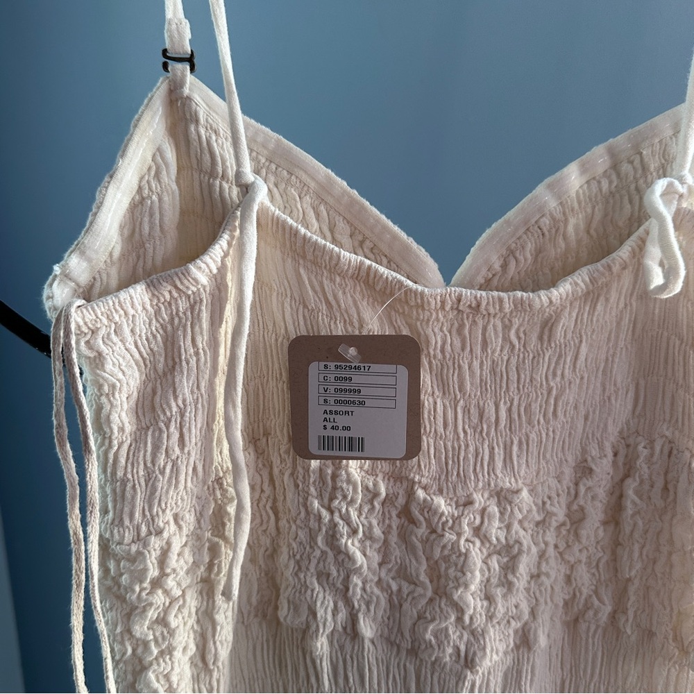 Free People Elegant Cream Strap Dress - Picture 4 of 5